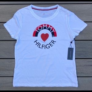 Tommy Hilfiger Women’s Small RWB LOGO TEE